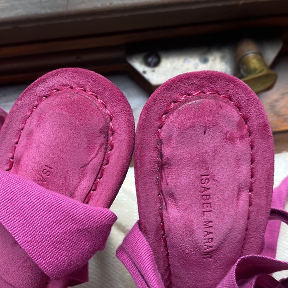 Isabel Marant
Alica Wraparound Cotton Sandals color: Fuchsia - Picture 2 of 7